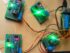 Vier Arduino Nano mit RFID-Sensoren