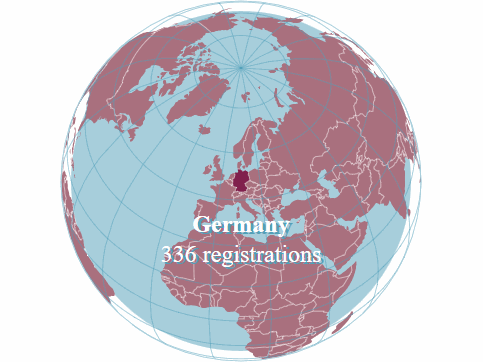 Cyrfer Com Drehende Weltkugel Zur Datenvisualisierung Mit D3 Js